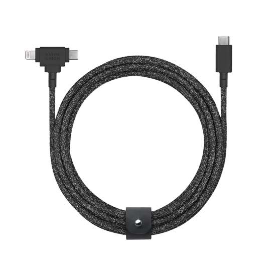 ECO Belt Câble universal USB-C vers USB-C/Lightning (1.8m) Cosmo - Native Union