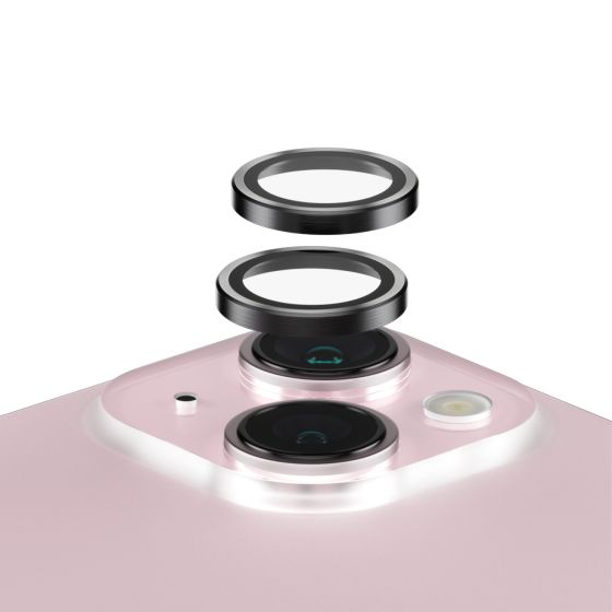 PanzerGlass™ Hoop Optic Rings iPhone 15/Plus - PanzerGlass