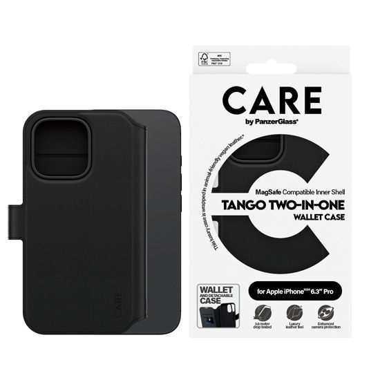 CARE by PanzerGlass® Coque Feature Tango 2-en-1 iPhone 16 Pro - PanzerGlass