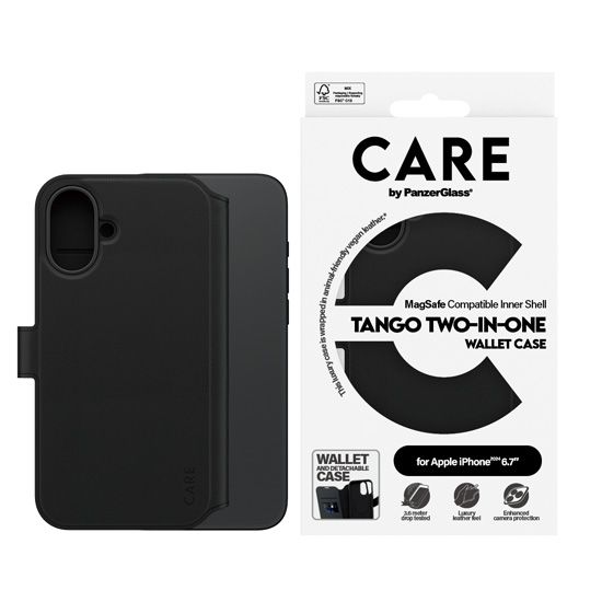 CARE by PanzerGlass® Coque Feature Tango 2-en-1 iPhone 16 Plus - PanzerGlass