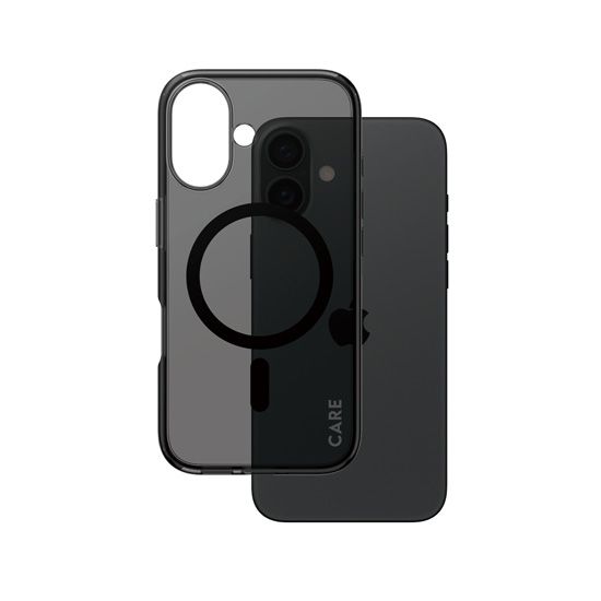 CARE by PanzerGlass® Coque Flagship Smokey w. iPhone 16 - PanzerGlass