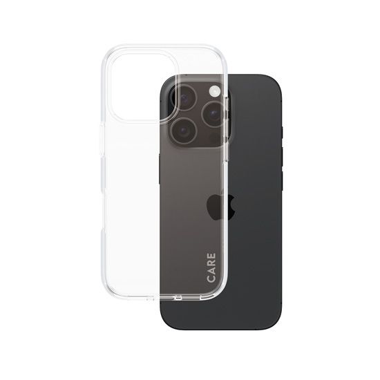 CARE by PanzerGlass® Coque Flagship Urban Combat iPhone 16 Pro Clear - PanzerGlass