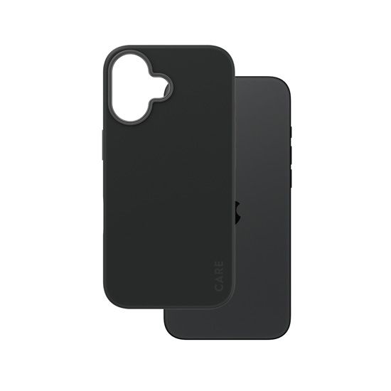 CARE by PanzerGlass® Coque Fashion iPhone 16 Noir  - PanzerGlass