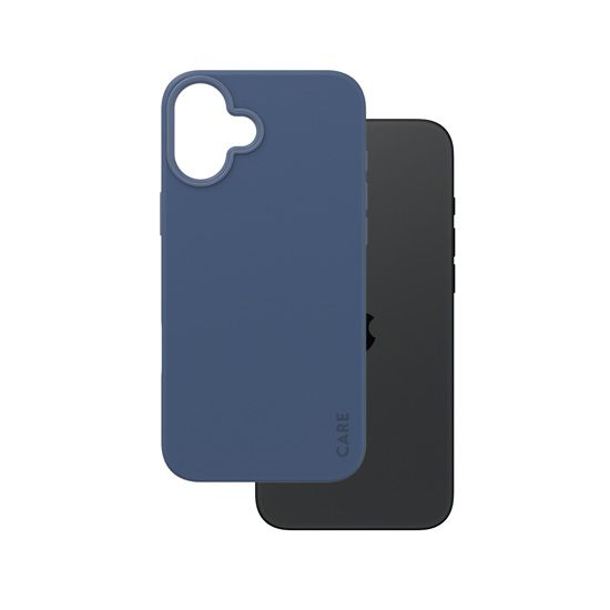 CARE by PanzerGlass® Coque Fashion iPhone  16 Plus Bleu - PanzerGlass