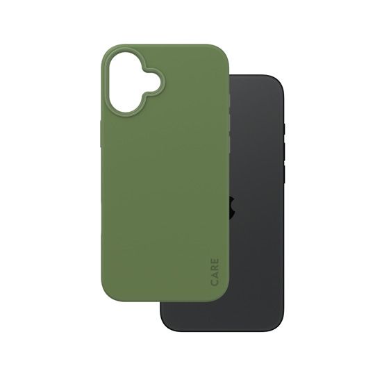 CARE by PanzerGlass® Coque Fashion iPhone  16 Plus Vert - PanzerGlass