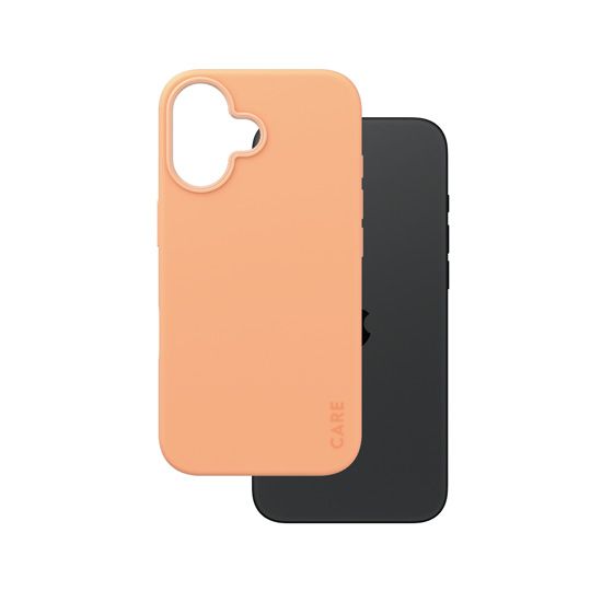 CARE by PanzerGlass® Coque Fashion iPhone 16 Peachy  - PanzerGlass