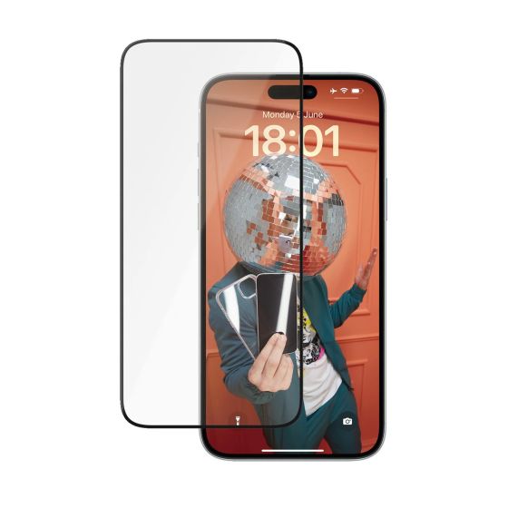 PanzerGlass™ Ceramic Protection d'écran Ultra-Wide Fit iPhone 15 Plus - PanzerGlass