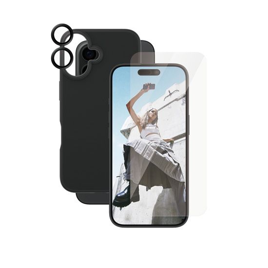 CARE by PanzerGlass® Fashion 3-en-1 Bundle iPhone 16 - PanzerGlass