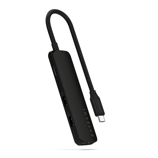 Adaptateur multiport USB-C Slim 4-en-1 4K Noir - Satechi