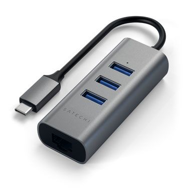 Multiports USB-C Aluminium 2-en-1 Space Gray - Satechi