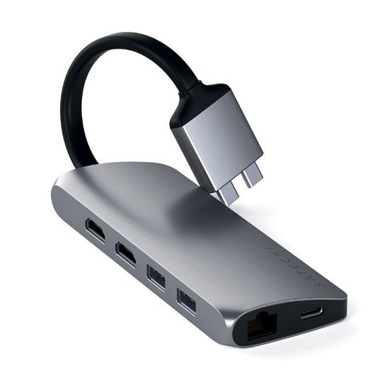 Multiports double USB-C Space Gray - Satechi