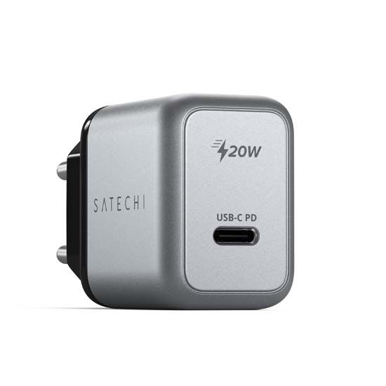 Chargeur mural USB-C PD 20W Space Gray - Satechi