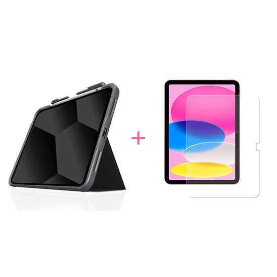 Bundle Dux Plus STM EDU Noir + verre MW pour iPad 10.9 - STM