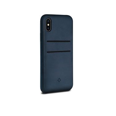 Relaxed Leather iPhone X/XS Bleu - Twelve South