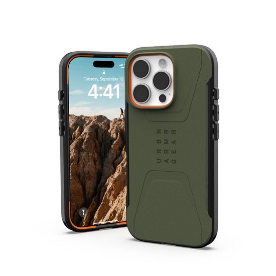 Civilian MagSafe iPhone 16 Pro Olive Drab - UAG