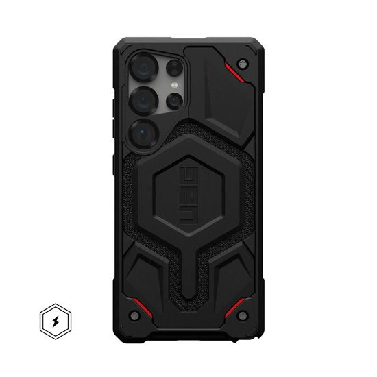 Coque Monarch Pro Samsung S25 Ultra Noir Kevlar - UAG