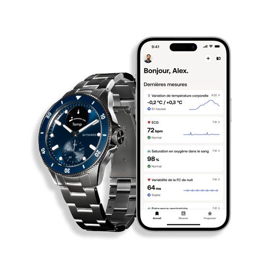 ScanWatch NOVA  42mm Blue - Withings