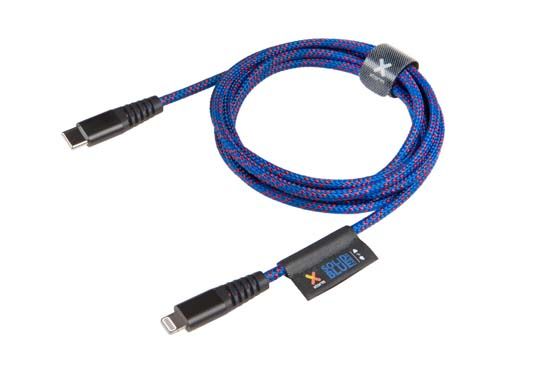Câble solid Blue USB-C - Lightning (2m) - Xtorm