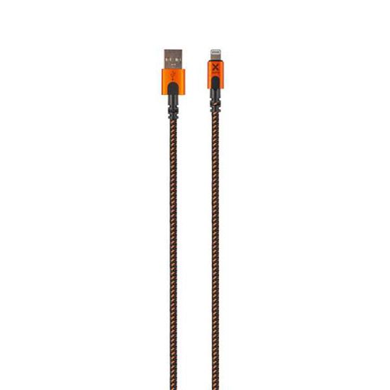 Câble Xtreme USB-A vers Lightning (1,5m) - Orange/Noir - Xtorm