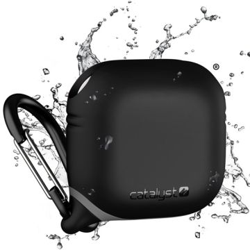 Coque Waterproof avec Mousqueton AirPods 4 Noir