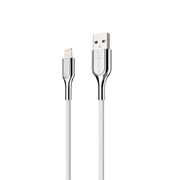 Câble ARMOURED Lightning vers USB-A (3m) Blanc