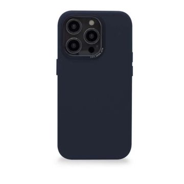 Coque MagSafe en cuir iPhone 14 Pro Bleu