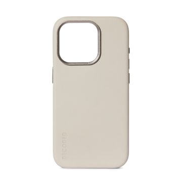 Coque MagSafe en cuir iPhone 15 Clay