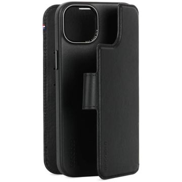 Folio Détachable MagSafe en cuir iPhone 15 Plus Noir