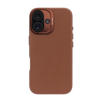 Coque en cuir iPhone 16 Tan