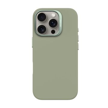 Coque MagSafe Silicone Antimicrobienne iPhone 16 Pro Vert Jade