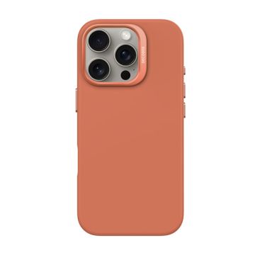 Coque MagSafe Silicone Antimicrobienne iPhone 16 Pro Terracota