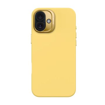 Coque MagSafe Silicone Antimicrobienne iPhone 16 Plus Jaune