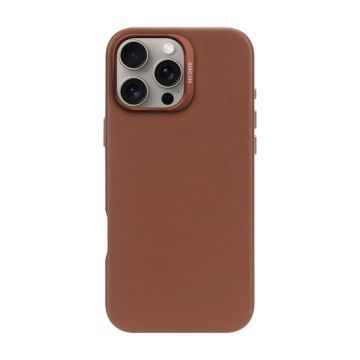 Coque en cuir iPhone 16 Pro Max Tan