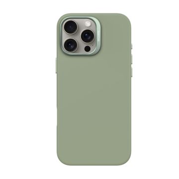 Coque MagSafe Silicone Antimicrobienne iPhone 16 Pro Max Vert Jade