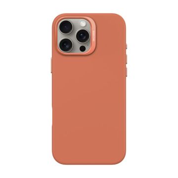 Coque MagSafe Silicone Antimicrobienne iPhone 16 Pro Max Terracota