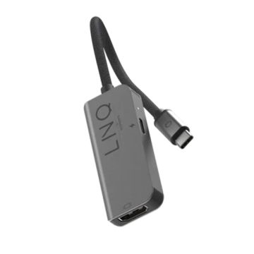 Hub USB-C 2-en-1 Gris