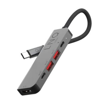 Multiports USB-C 5-en-1 Gris
