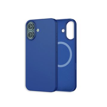 Coque silicone MagSafe iPhone 16 Bleu