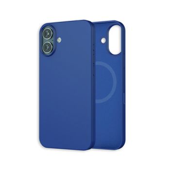 Coque silicone MagSafe iPhone 16 Plus Bleu