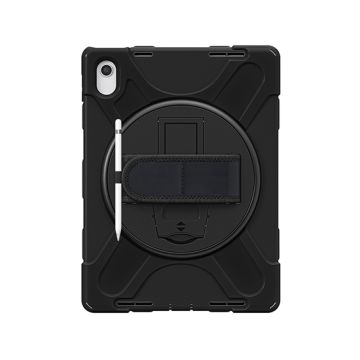 Coque Securit Rotative iPad 10.9 (2022 - 10th gen) Noir Polybag