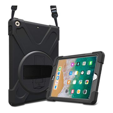 Securit rotative iPad 9.7 (2017/18 - 5th/6th gen) Noir Polybag