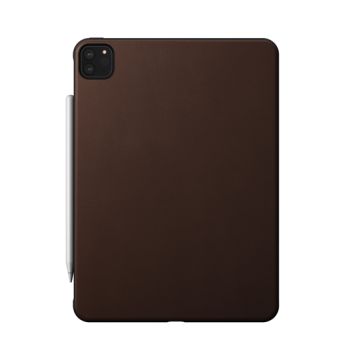 Modern Coque en cuir iPad 11 (2021 - 3rd gen) Marron