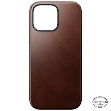 Coque Modern Cuir Horween iPhone 16 Pro Max Brown