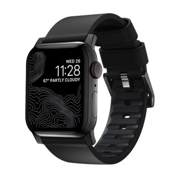 Bracelet Active Pro Apple Watch 42/44mm Noir/Noir
