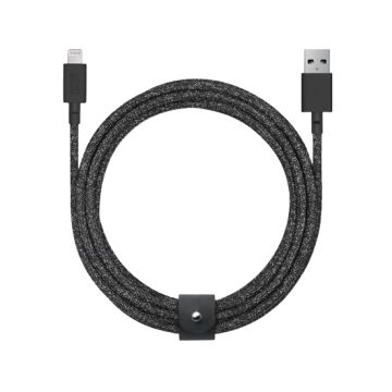 Câble Belt USB vers Lightning (3m) Noir