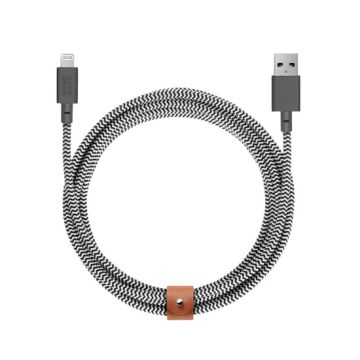 Eco Belt Câble USB-A vers Lightning 3m Zebra
