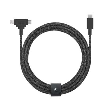ECO Belt Câble universal USB-C vers USB-C/Lightning 1.8m Cosmo