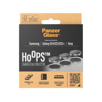 PanzerGlass™Hoops Optic Rings Samsung S24/S23/S23+ Argent