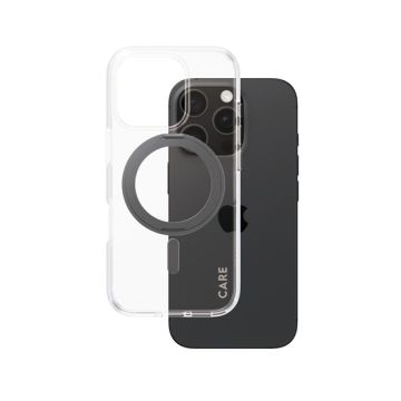 CARE by PanzerGlass® Coque Feature Kickstand iPhone 16 Pro Noir