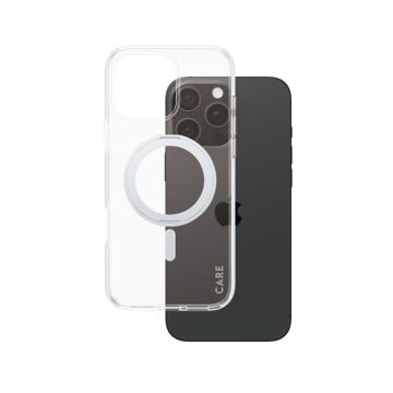 CARE by PanzerGlass® Coque Feature Kickstand iPhone 16 Pro Max Silver